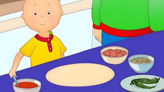 Caillou macht eine Pizza | Die Neuen Abenteuer von Caillou | Caillou auf Deutsch