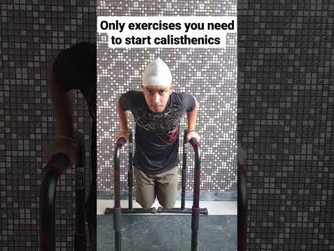 only exercises you need to start calisthenics | #calisthenics #shorts #motivation