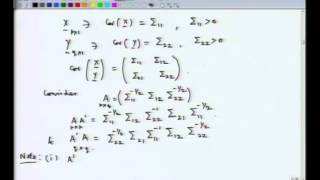 ⁣Mod-01 Lec-40 Canonical Correlation Analysis