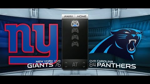 New York Giants @ Carolina Panthers | Madden NFL 15
