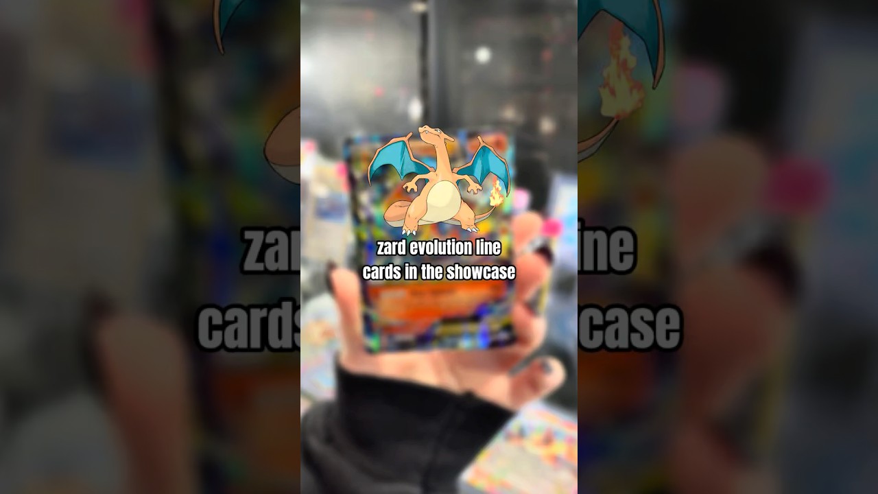 Zard Evolution Line cards in the showcase 🔥 #pokemoncards #charizard