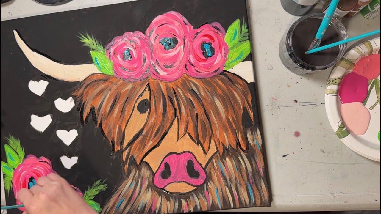 Rosy the Highlander Cow 