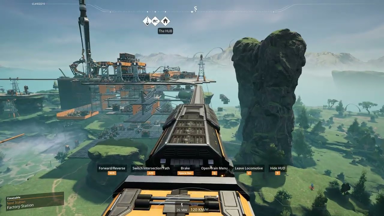 Satisfactory - Train signals and smart logistics testing