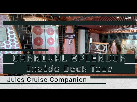 Carnival Splendor inside deck walk through @julescruisecompanion Video Thumbnail
