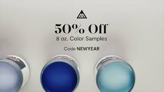 Find Your Next Paint Color with 50% Off 8 oz. Color Samples