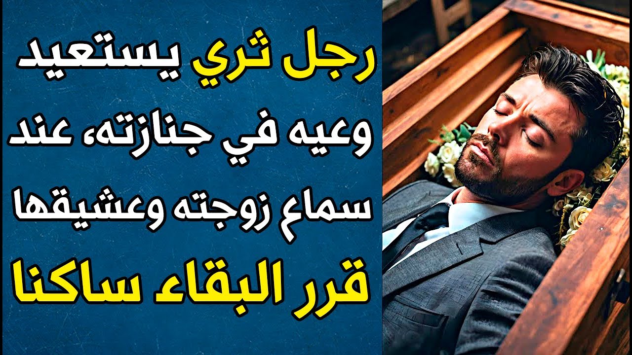 رجل غني يستعيد فجأة وعيه في جنازته وعند سماعه لزوجته وعشيقها قرر أن...