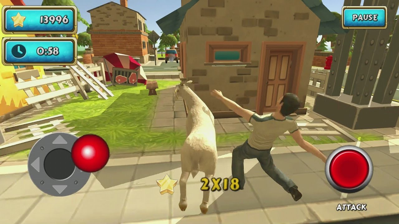 Crazy Goat Rampage Sim 3D Android Gameplay