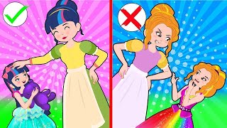 Princess Fashion Dress Design Result with Friends - Hilarious Cartoon Animation