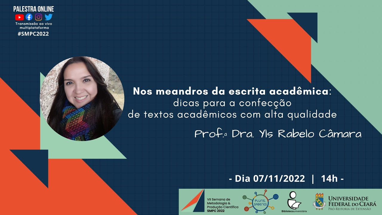 [SMPC 2022#01] Nos meandros da escrita acadêmica: dicas para a confecção de textos acadêmicos