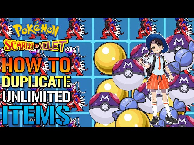 Pokémon Scarlet & Violet cheats, Get infinite money & duplicate items