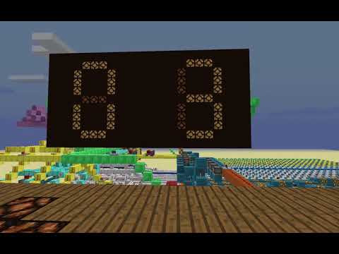 Fibonacci Sequence on 4-bit Programmable Minecraft Computer