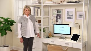 Martha shares her tips for creating a home office with california
closets. this customized and modern system will inspire both
creativity productivity. b...