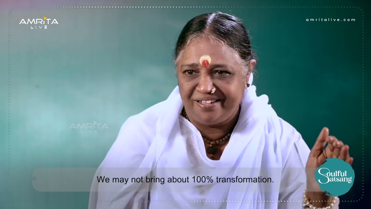 ‘Whatever Comes, Accept It; Don’t Blame Our Fate’|Episode:18 Soulful Satsang |Amma |Amrita Live |OTT