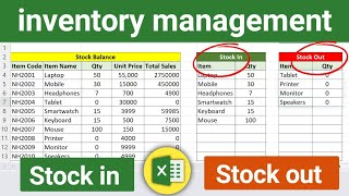 Stock management | Excel stock management sheet | stock management in excel #excel @excelbazarus