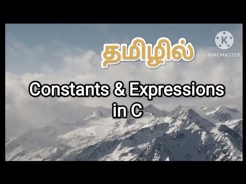 Constant in C | C language in tamil #c, #c++, #computer