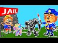Oh No! Police Catches Toys. Kids Pretend Play | Lion Family | Cartoon for Kids