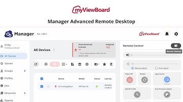 myViewBoard: Manager Advanced Remote Desktop