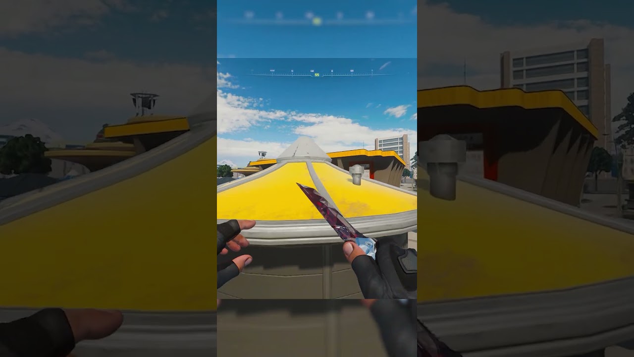 Out of Map Nuketown Tomahawk Trickshot