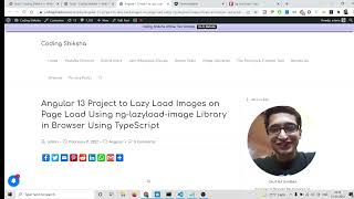 Angular 13 Project to Lazy Load Images on Scroll Using ng-lazyload-image Library in TypeScript screenshot 3