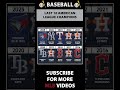 Last 10 American League Champions #baseball #mlb #sports #texasrangers
