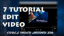 7 Tutorial CARA MENGEDIT VIDEO dengan menggunakan COREL VIDEOSTUDIO X10 - Durasi: 23.04. 