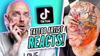 CRAZY TIKTOK TATTOOS #8 | Tattoo Critiques | Pony Lawson