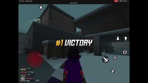 Playing Krunker io on Mobile