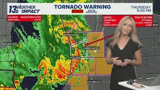 Several West Michigan counties under severe thunderstorm warnings