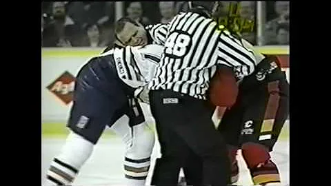 Georges Laraque vs Todd Simpson (Oilers Feed)
