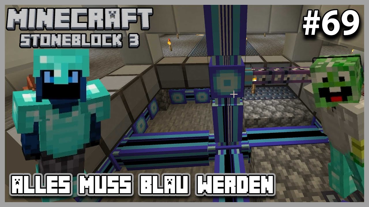 Ich hätte gerne alles in Blau #69 💎 Minecraft Stoneblock 3 Lets Play ...
