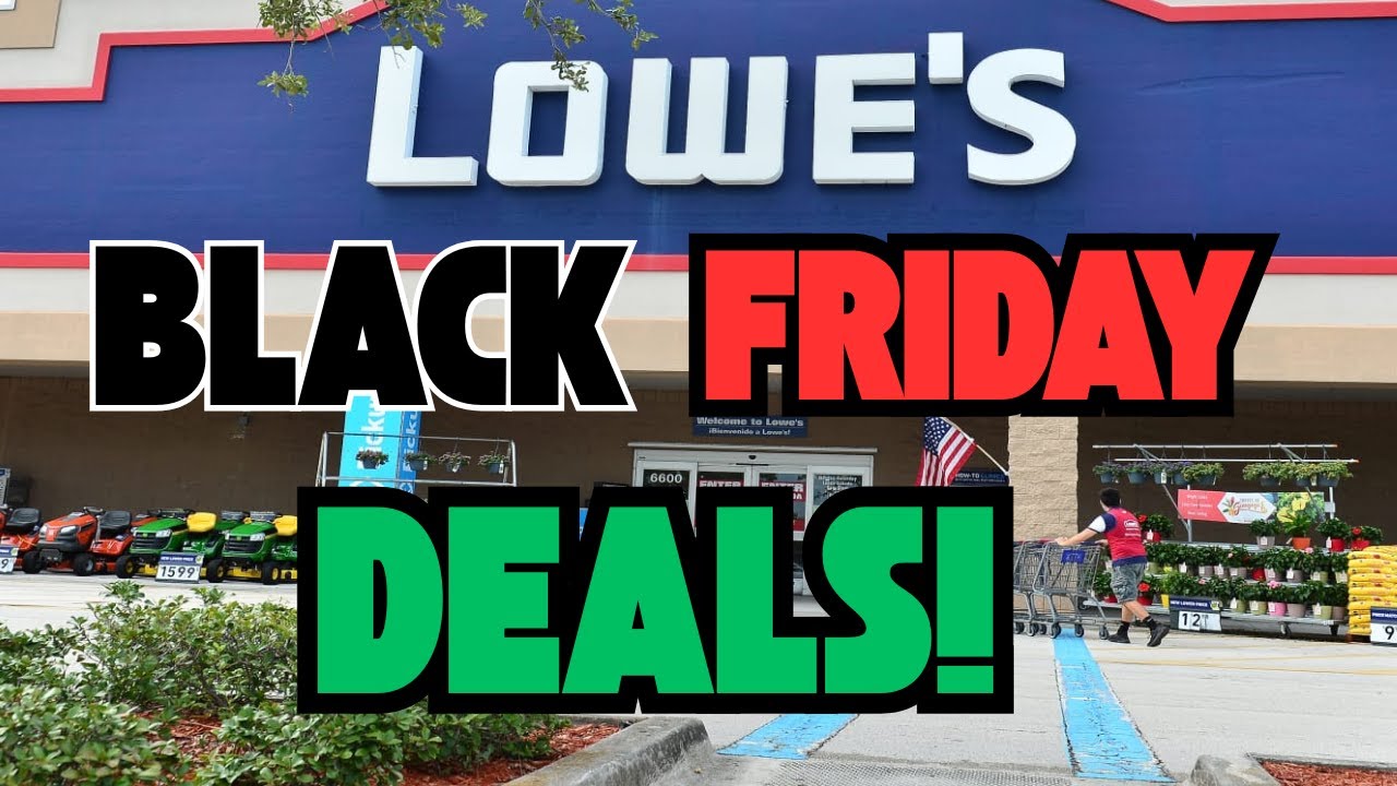 Где скидки на Чёрную пятницу? Спешите в Lowes! 