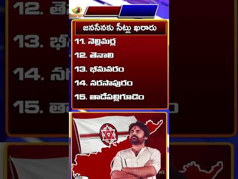 Janasena Seats Contesting In Andhra Pradesh | #PawanKalyan | #APElections | #Shorts | Mango News