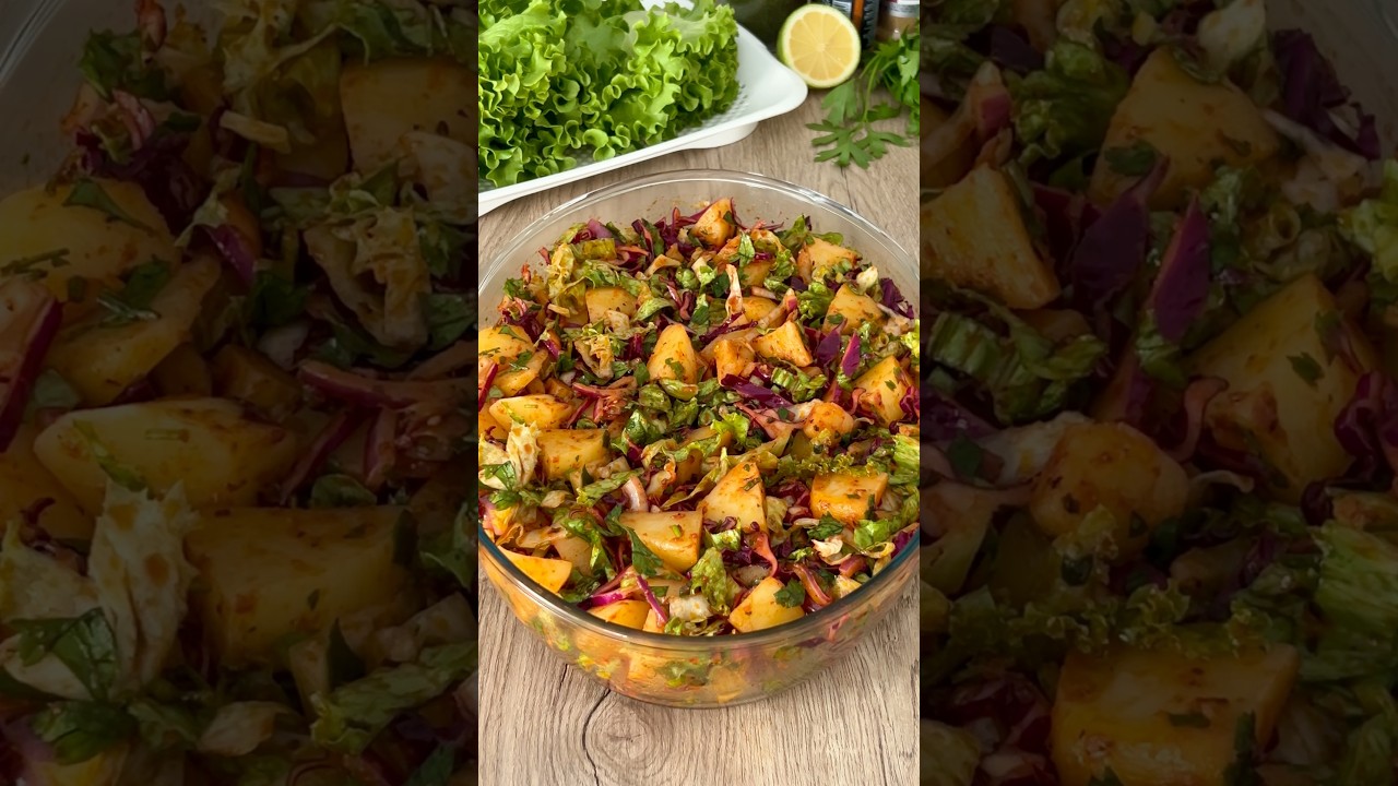 ANTEP USULÜ Patates Salatası Tarifi / salçalı patates salatası / Potato salad / yemek tarifleri ANTEP USULÜ Patates Salatası Tarifi / salçalı patates salatası / Potato salad / yemek tarifleri
