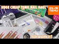 Huge TEMU Nail Art Haul | How Much Does $40 Get You | Spring Pastel Floral Encapsulated Gel X Nails