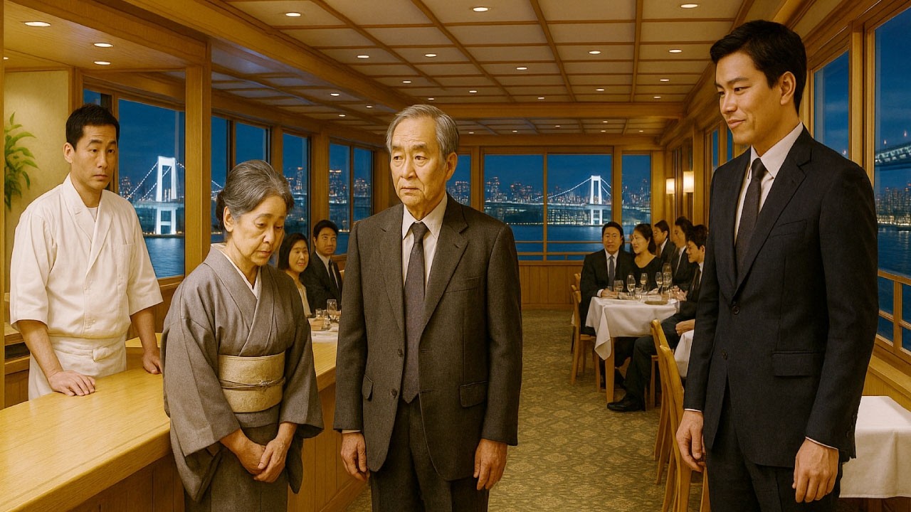 「場違いです」高級屋形船で冷遇された老夫婦。だがその1時間後、支配人が凍りついた――。