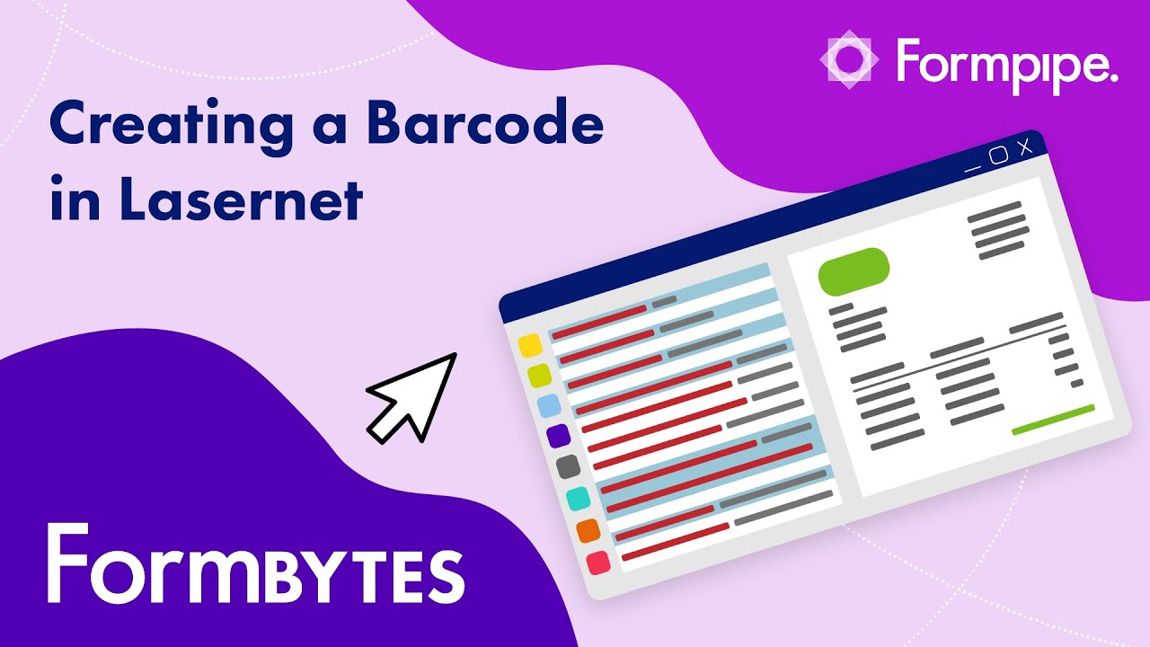 Creating a Barcode in Lasernet | FormBytes - YouTube