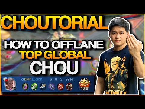 HOW TO OFFLANE TOP GLOBAL CHOU | MLBB  @L3bronML