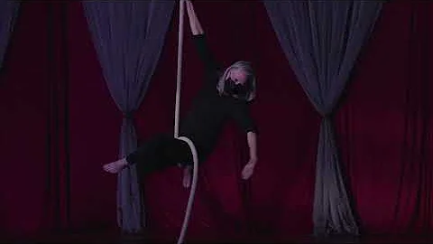 Kathy's Aerial Dance on the Rope "No Time to Die" ...