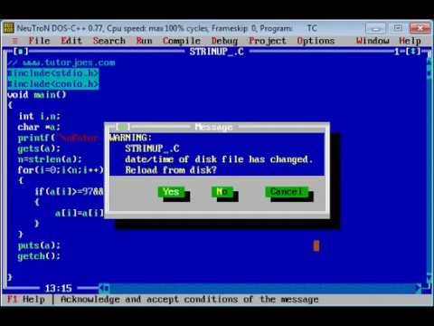 Lower and Upper case in C programming Tamil