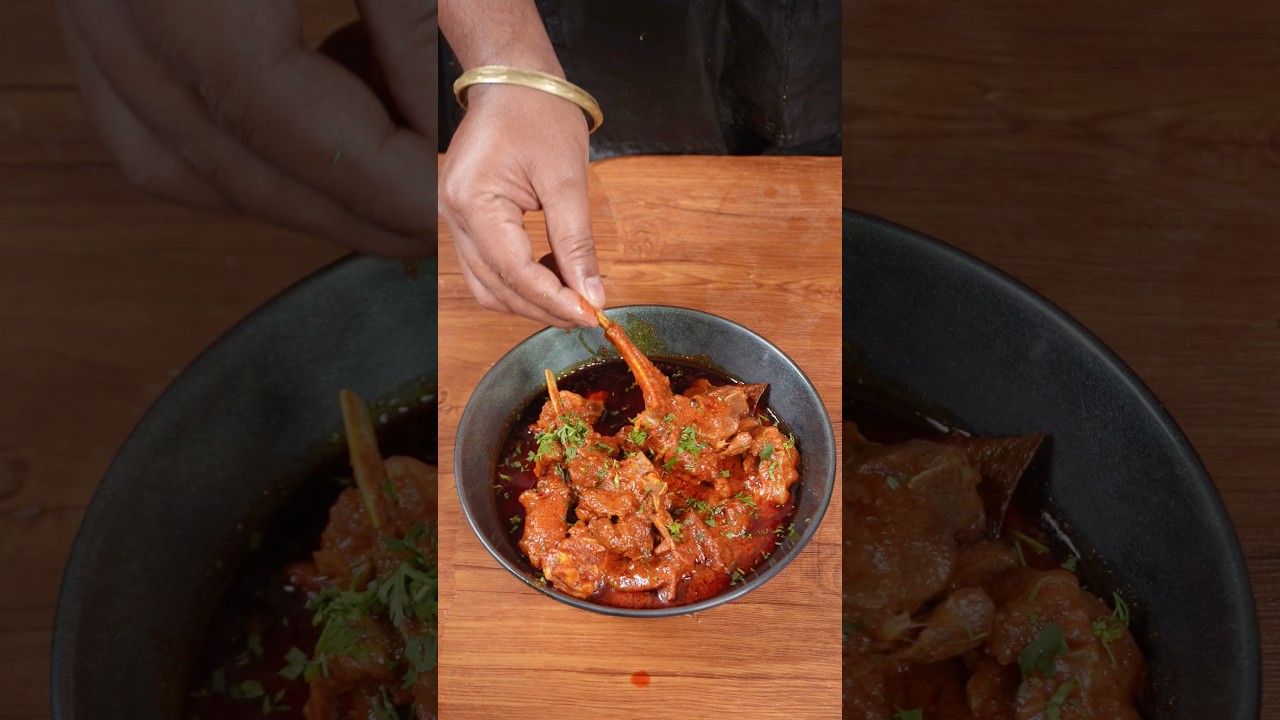 🔥 ASMR Mutton Rogan Josh | Royal Kashmiri Curry | Satisfying Cooking Sounds 