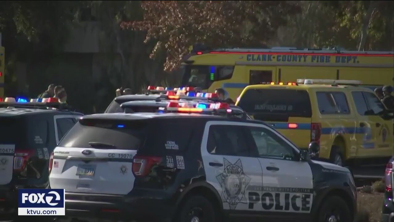 Police respond to active shooter situation at UNLV - YouTube