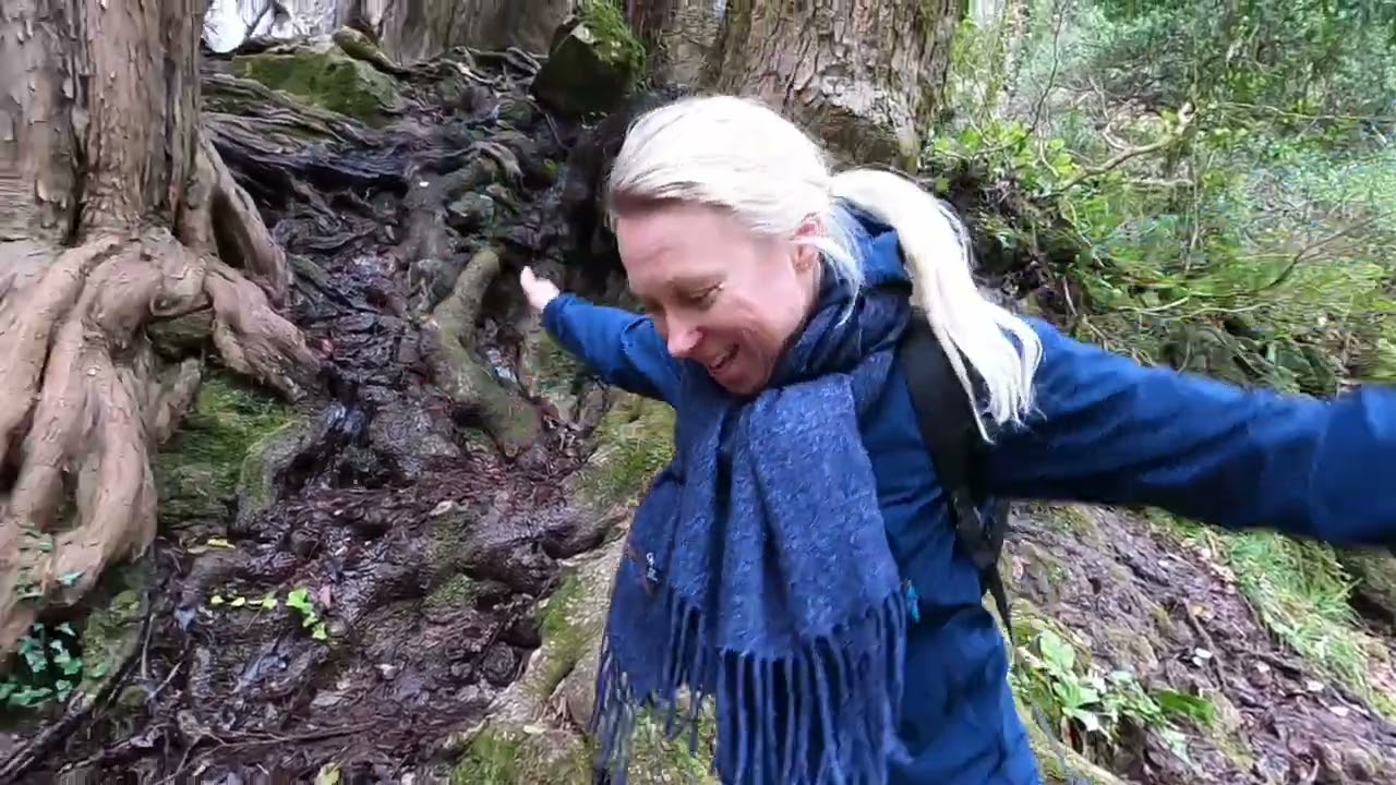 Beautiful trail decending mount Olympus, Greece
