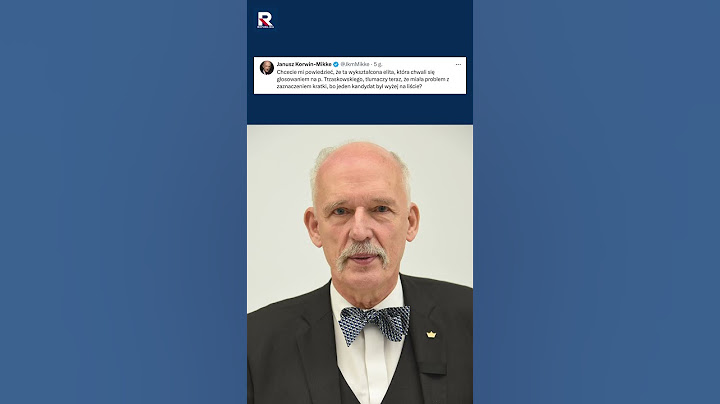 Janusz Korwin-Mikke miażdży elity Trzaskowskiego.