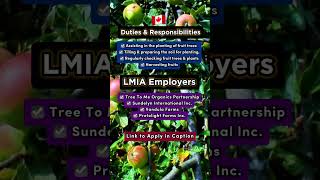 Apply canadacareersite.com/lmiajobscanada?search=Fruit+Farm+Worker