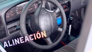 How to align the steering wheel