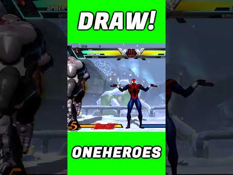 😲DRAW GAME ON UMVC3!😲 #shorts #umvc3