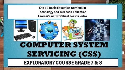 TLE 7/8 Computer System Servicing Computer Hardware Tools