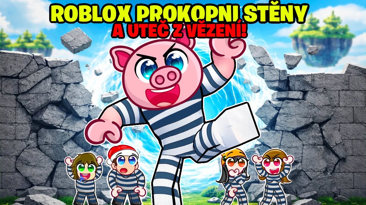 Prokopl jsem STĚNY, abych UNIKL z VĚZENÍ v Robloxu