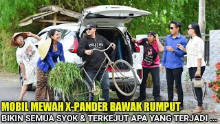 CARI RUMPUT NAIK MOBIL X-PANDER PRIA INI BUAT SAINGANNYA SYOK & MALU LIHAT APA YANG TERJADI