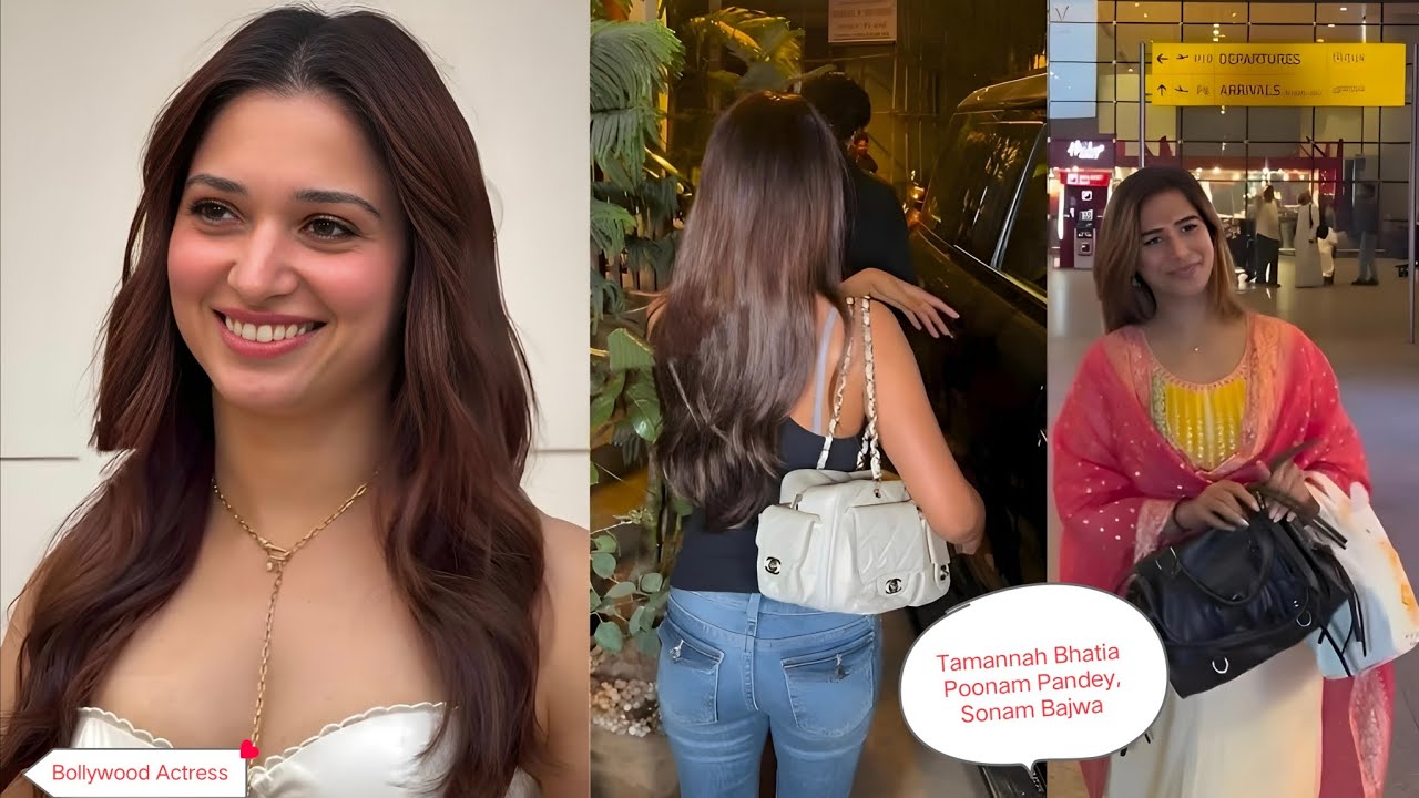 Bollywood Actress Sonam Bajwa Tamannah Bhatia Poonam Pandey ट्रेंडिंग वीडियो 🥰 #actresses #bollywood